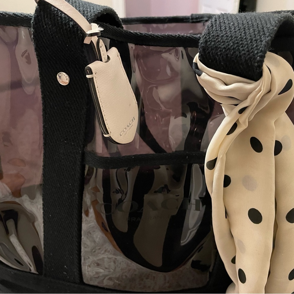 COACH beach tote. Addnl photos included.
